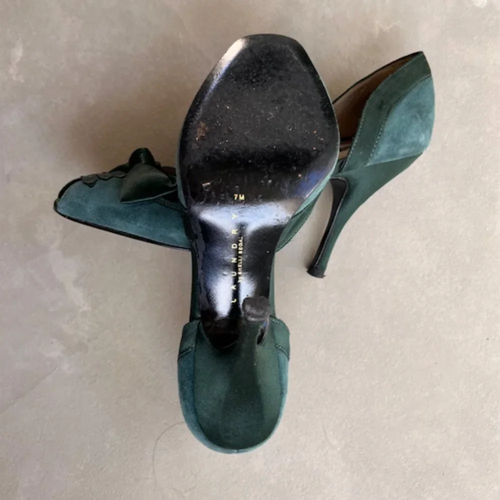 LAUNDRY size7 peep-toe heels - Picture 3 of 3